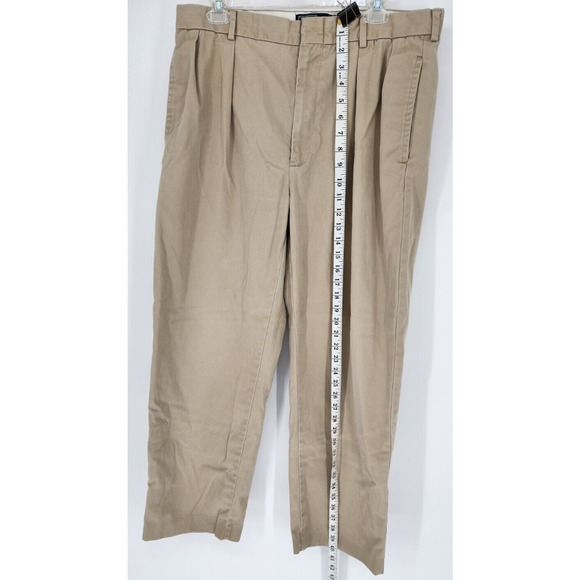 Polo Ralph Lauren Men's Chino Khaki Pants Beige Pleated 36x29‎ - Picture 3 of 10